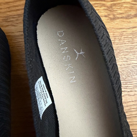 Danskin Women's Ribbed Black Loafers - Picture 2 of 9